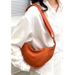 B77 APOLLO HALF MOON CROSSBODY Orange NEW